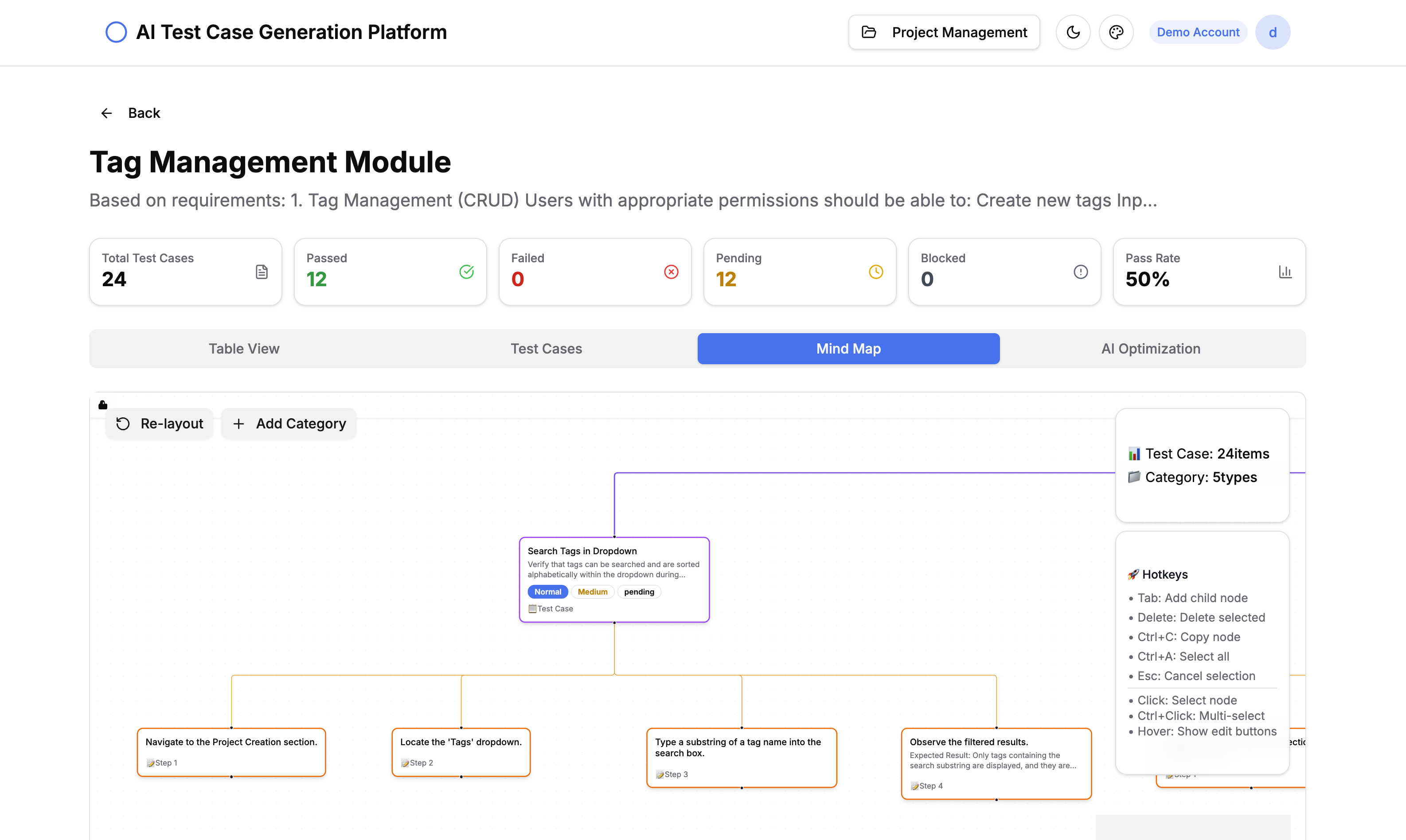 AI Test Case Generation Platform